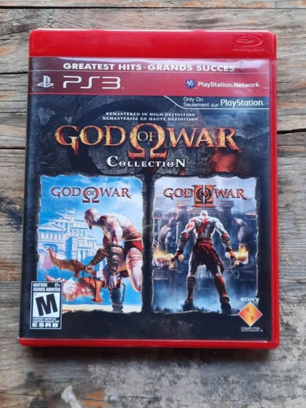 PS3 'God of War Collection' Greatest Hits God of War I and God of War II